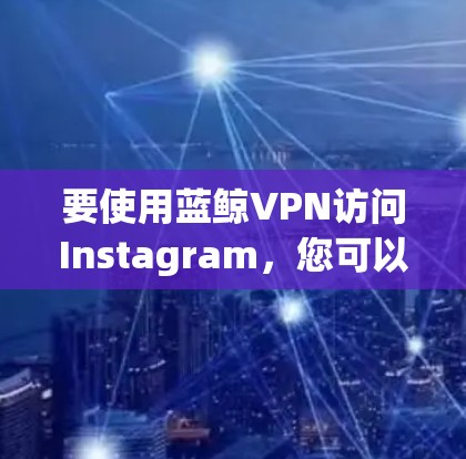 要使用蓝鲸VPN访问Instagram，您可以按照以下步骤操作