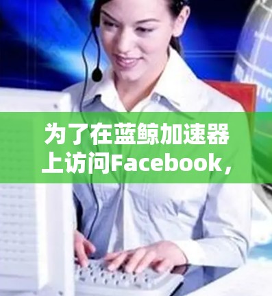 为了在蓝鲸加速器上访问Facebook，请按照以下步骤操作