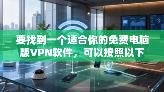 要找到一个适合你的免费电脑版VPN软件，可以按照以下步骤操作