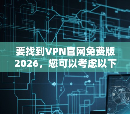 要找到VPN官网免费版2026，您可以考虑以下几种方法