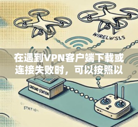 在遇到VPN客户端下载或连接失败时，可以按照以下步骤逐步排查和解决问题