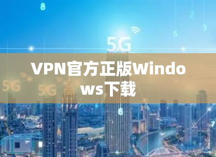 VPN官方正版Windows下载