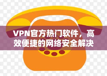 VPN官方热门软件，高效便捷的网络安全解决方案